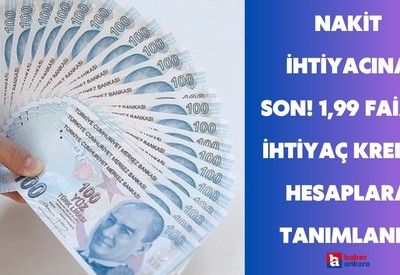 Nakit ihtiyacına son verecek krediyi ING Bank açıkladı! 1,99 faiz ve 1820 TL taksitle ihtiyaç kredisine hemen başvurun