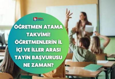 Öğretmen arama takvimi! Öğretmenlerin il içi ve iller arası tayin başvurusu ne zaman?
