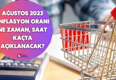 Ağustos 2023 enflasyon oranı ne zaman, saat kaçta açıklanacak?