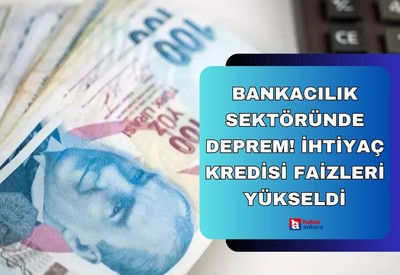 Bankacılık sektöründe deprem! İhtiyaç kredisi faizleri yüzde 53'e kadar yükseldi