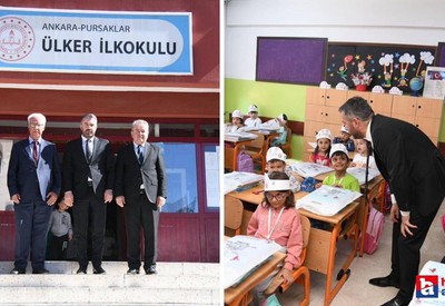 Pursaklar Belediye Başkanı Ertuğrul Çetin'den öğrencilere okul açılışı hediyesi!