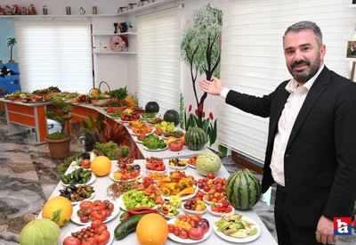 Pursaklar Endemik Vadi'deki Ata Bahçesi’nde yetiştirilen sebzelerin hasadı başladı
