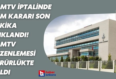 Ek MTV iptalinde AYM kararı SON DAKİKA açıklandı! Ek MTV düzenlemesi yürürlükte kaldı