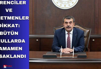 Öğrenciler ve öğretmenler dikkat: Bütün okullarda tamamen yasaklandı