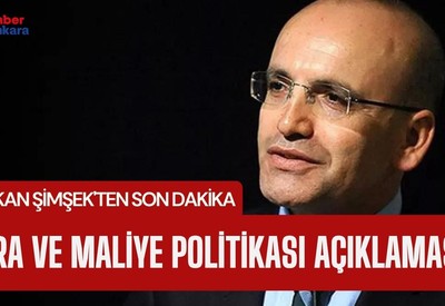 Bakan Şimşek'ten SON DAKİKA para ve maliye politikası açıklaması!
