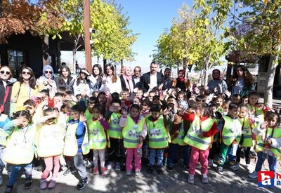 Pursaklar Belediyesi'nin prestij projesi Endemik Vadi'ye öğrencilerde yoğun ilgi