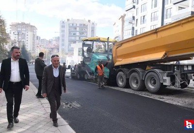 Pursaklar Belediyesi'nin çalışmaları ile ilçedeki yollar yenileniyor!