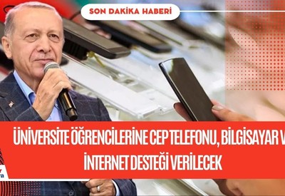 Cumhurbaşkanı Kararı Resmi Gazete’de! Üniversite öğrencilerine cep telefonu bilgisayar ve internet desteği verilecek
