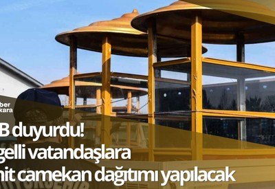 Ankara Büyükşehir Belediyesi duyurdu! Engelli vatandaşlara simit camekan dağıtımı yapılacak