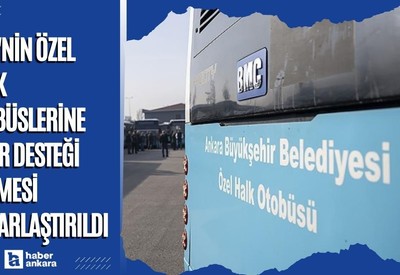 ABB'nin özel halk otobüslerine gelir desteği vermesi kararlaştırıldı