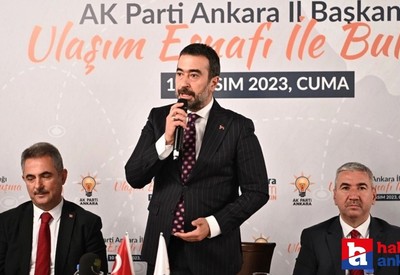 AK Parti Ankara İl Başkanı Hakan Han Özcan ulaşım esnafıyla bir araya geldi
