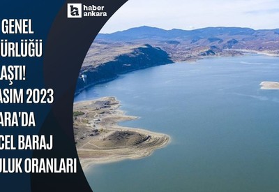 ASKİ Genel Müdürlüğü paylaştı! 18 Kasım 2023 Ankara'da güncel baraj doluluk oranları