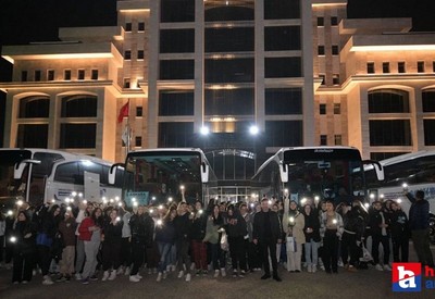 Pursaklar Belediyesi gençleri kamp yolculuğuna uğurladı!