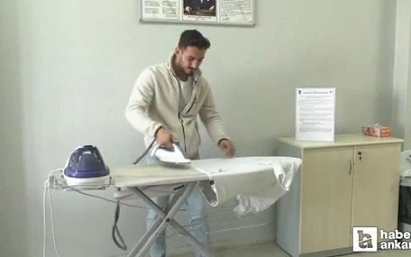 ABB Ankara'da öğrencilere ücretsiz giysi yıkama desteği veriyor