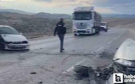 Polatlı'da trafik kazasında 1'i ağır 6 kişi yaralandı