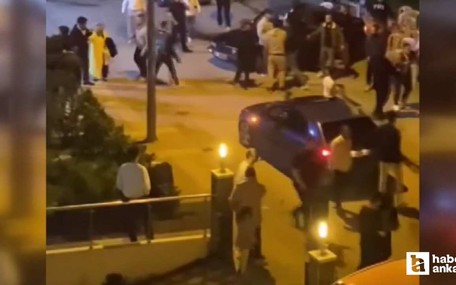 Mamak'ta asker eğlencesinde iki grup arasında kavga çıktı