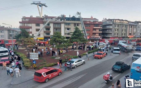 Ankara Yenimahalle yangın son dakika: İtfaiye ekipleri yangını söndürdü
