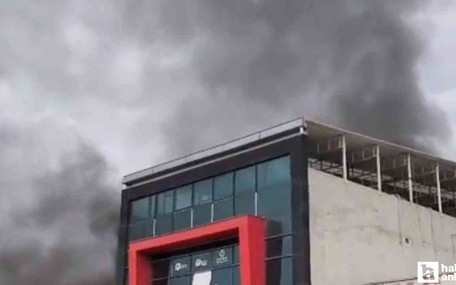 OSTİM'deki bir iş yerinde yangın çıktı!
