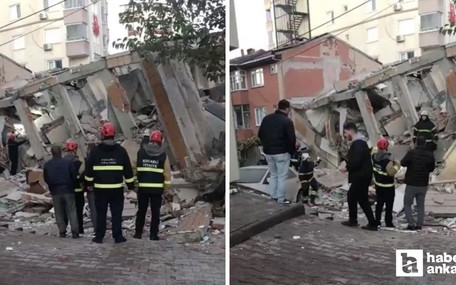 Son Dakika: Gebze'de 6 katlı bina çöktü, enkaz altında kalanlar var!