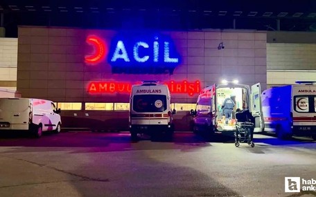 Etimesgut'ta servis aracı kamyona arkadan çarptı: 1 yaralı