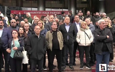 CHP Genel Merkezi önünde tahliye gerginliği yaşanıyor!