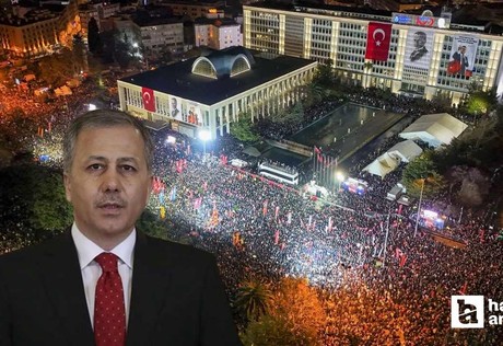 Bakan Yerlikaya: 'İBB soruşturması eylemlerinde 323 gözaltı, 1 polise asit atıldı'