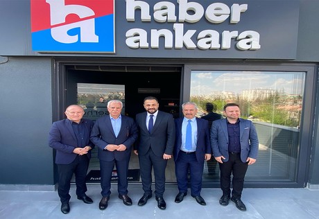 Eski Bakan ve Ankara Milletvekili Koray Aydın Haber Ankara ofisini ziyaret etti