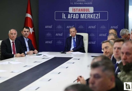 Cumhurbaşkanı Erdoğan depremle alakalı yapılan kriz toplantısının ardından konuştu