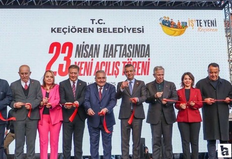 Keçiören Belediyesi'nin 23 yeni projesinin açılışı görkemli bir törenle yapıldı