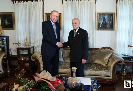 Cumhurbaşkanı Erdoğan ile Devlet Bahçeli görüşmesi yapıldı