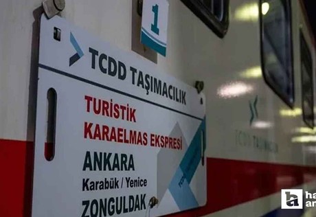 Ankara'dan yola çıkan Turistik Karaelmas Ekspresi, Zonguldak'a ulaştı