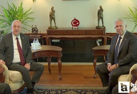 Mansur Yavaş, Ümit Özdağ ile bir araya geldi