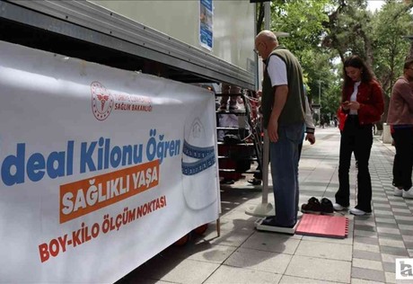 Sağlık Bakanlığı'nın kilo ölçüm kampanyasına Ankara'dan yoğun katılım!