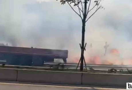 Çankaya Öveçler'de boş arazide yangın çıktı!