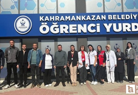 Kahramankazan Belediyesi öğrenci yurdunda kuduz riskine karşı bilgilendirme toplantısı yapıldı