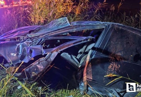 Sungurlu-Ankara karayolunda kaza: Takla atan otomobil hurdaya döndü!