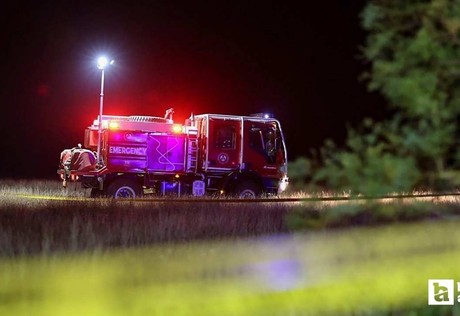 Gürcistan'da düşen TSK'ya ait uçağın enkazı güvenlik çemberine alındı