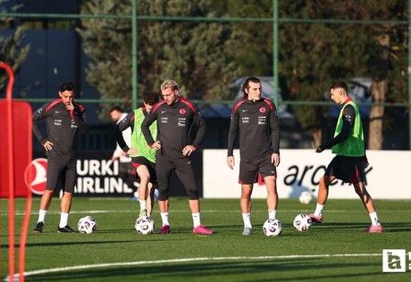 A Milli Takımda İspanya maçının hazırlıkları başladı