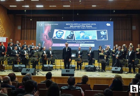 Ankara'da bestekar Selahattin İnal için vefa konseri yapıldı