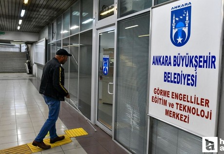 ABB'nin Görme Engelliler Eğitim ve Teknoloji Merkezi ücretsiz hizmet sunuyor