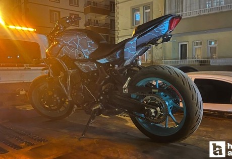 Çubuk'ta 11 ayda yapılan denetimlerde 195 motosiklet trafikten men edildi