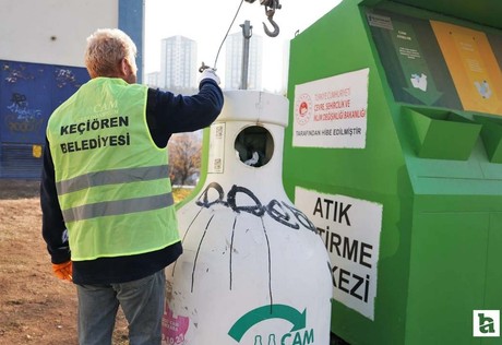 Keçiören Belediyesi'nden geri dönüşüme büyük katkı