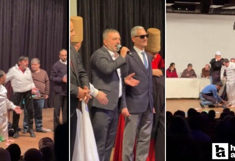 Sincan Belediye Başkanı Ercan, özel eğitim grubunun sahnelediği gösteriyi izledi