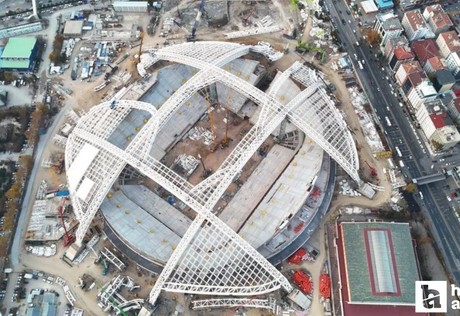 Yapımı devam eden 19 Mayıs Stadyumu'nun son hali görüntülendi!
