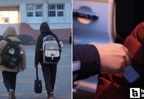 ABB'den çocukların trafikte görünür olması için reflektörlü kol bandı ve sticker dağıtıyor!