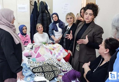 Etimesgut Belediye Başkan Yardımcısı Keyvan ile Elvin Beşikcioğlu ETİSEM kurslarını ziyaret etti