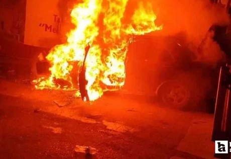 Kırıkkale'de park halindeki araçta çıkan yangında maddi hasar oluştu