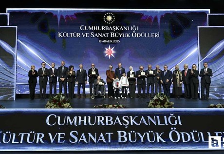 Cumhurbaşkanlığı Kültür ve Sanat Büyük Ödülleri töreni yapıldı