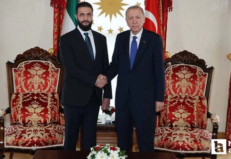 Suriye Devlet Başkanı Şara'dan Cumhurbaşkanı Erdoğan’a teşekkür