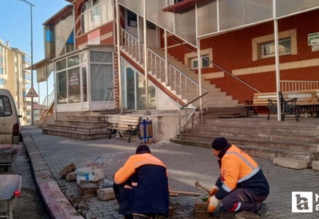 Pursaklar Belediyesi, Mimar Sinan Camisi'nde çevre düzenlemesi gerçekleştirdi